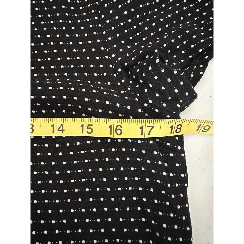Anthropologie Maeve Women's Black/White Polka Dot Dress Lined‎ Medium - Picture 14 of 15